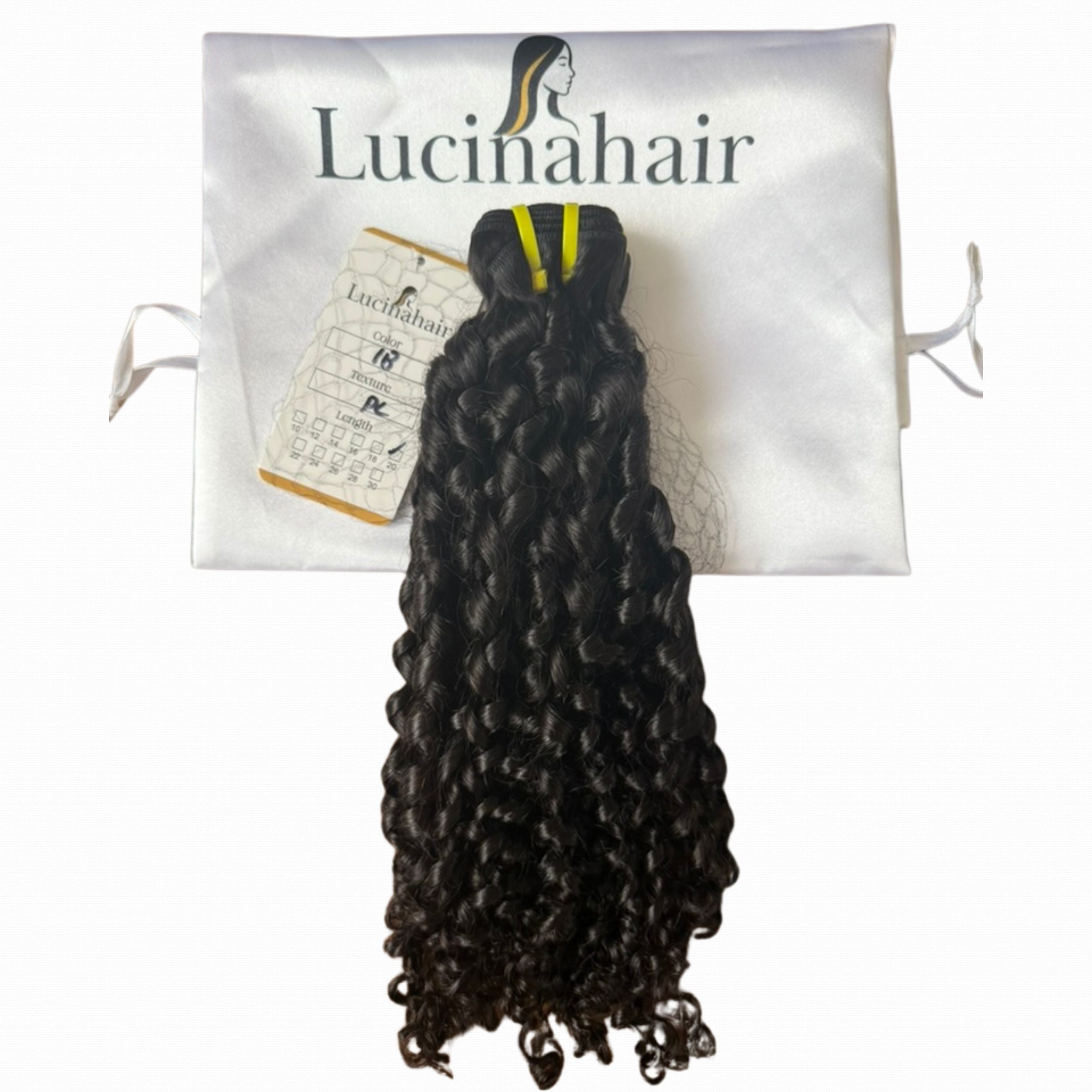 Pixie Curly Weave Extensions #1B