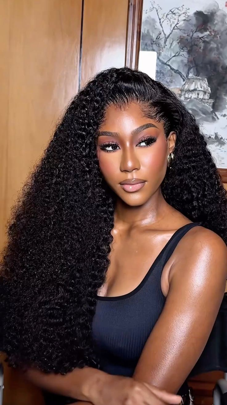 Pixie Curly Weave Extensions #1B